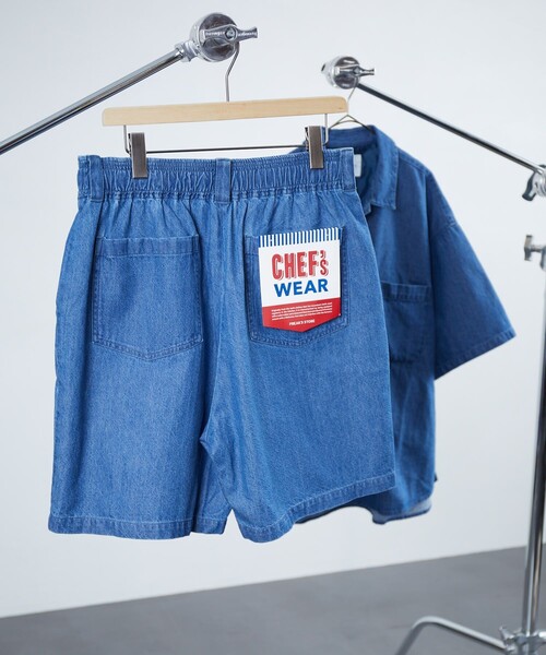 FREAK'S STORE(フリークスストア)の「ワイド ワークショーツ/シェフショーツ/イージーパンツ/タック/チノパン(その他パンツ・メンズ・ブラック/ベージュ/オフホワイト/ベージュ系その他/ブラック系その他/ダークネイビー/ストライプ/ベージュ系その他2/ブラウン系その他/レオパード・SMALL/MEDIUM/LARGE)」の8枚目の写真