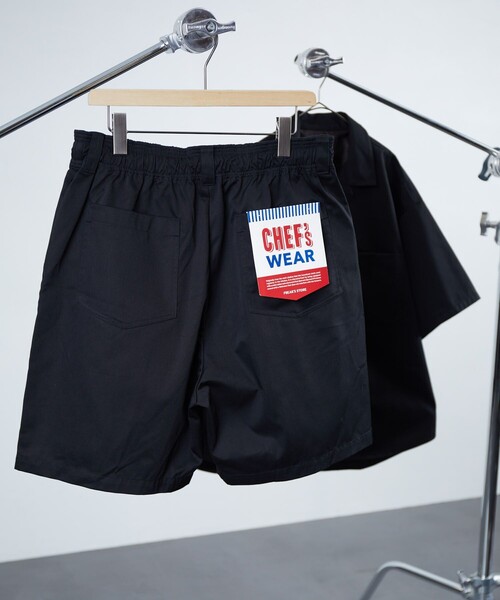 FREAK'S STORE(フリークスストア)の「ワイド ワークショーツ/シェフショーツ/イージーパンツ/タック/チノパン(その他パンツ・メンズ・ブラック/ベージュ/オフホワイト/ベージュ系その他/ブラック系その他/ダークネイビー/ストライプ/ベージュ系その他2/ブラウン系その他/レオパード・SMALL/MEDIUM/LARGE)」の3枚目の写真