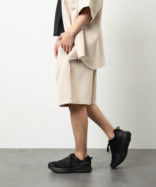 FREAK'S STORE(フリークスストア)の「ワイド ワークショーツ/シェフショーツ/イージーパンツ/タック/チノパン(その他パンツ・メンズ・ブラック/ベージュ/オフホワイト/ベージュ系その他/ブラック系その他/ダークネイビー/ストライプ/ベージュ系その他2/ブラウン系その他/レオパード・SMALL/MEDIUM/LARGE)」の21枚目の写真