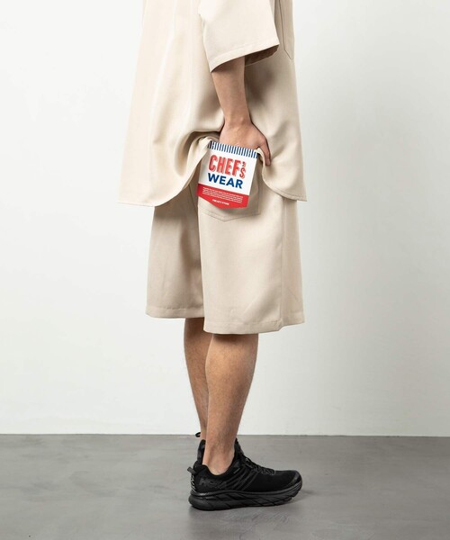 FREAK'S STORE(フリークスストア)の「ワイド ワークショーツ/シェフショーツ/イージーパンツ/タック/チノパン(その他パンツ・メンズ・ブラック/ベージュ/オフホワイト/ベージュ系その他/ブラック系その他/ダークネイビー/ストライプ/ベージュ系その他2/ブラウン系その他/レオパード・SMALL/MEDIUM/LARGE)」の17枚目の写真