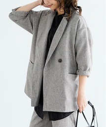 Chiaro | リネンライクジャケット(テーラードジャケット)