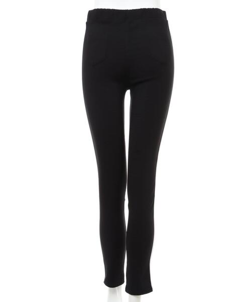 INGNI（イング）の「スーパーストレッチサイドラインレギンス（レギンス/スパッツ・レディース・ブラック・FREE）」の6枚目の写真