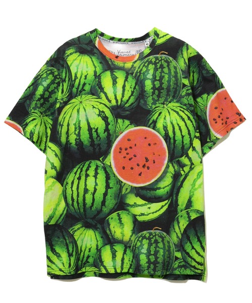 go slow caravan（ゴースローキャラバン）の「総柄図鑑TEE（Tシャツ/カットソー・メンズ・グリーン/ホワイト系その他/イエロー/ミント/ブラック/ベージュ系その他・MEDIUM/X-LARGE/LARGE）」の4枚目の写真