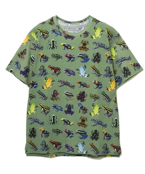 go slow caravan（ゴースローキャラバン）の「総柄図鑑TEE（Tシャツ/カットソー・メンズ・グリーン/ホワイト系その他/イエロー/ミント/ブラック/ベージュ系その他・MEDIUM/X-LARGE/LARGE）」の5枚目の写真