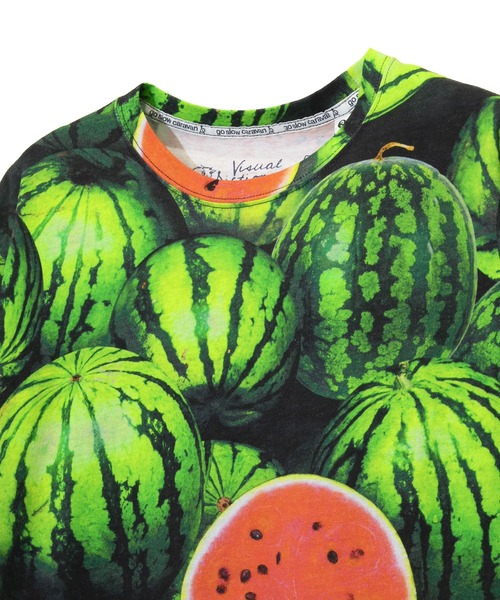 go slow caravan（ゴースローキャラバン）の「総柄図鑑TEE（Tシャツ/カットソー・メンズ・グリーン/ホワイト系その他/イエロー/ミント/ブラック/ベージュ系その他・MEDIUM/X-LARGE/LARGE）」の13枚目の写真