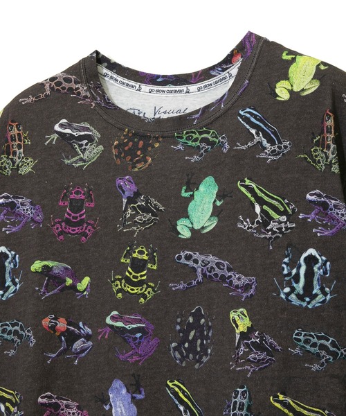 go slow caravan（ゴースローキャラバン）の「総柄図鑑TEE（Tシャツ/カットソー・メンズ・グリーン/ホワイト系その他/イエロー/ミント/ブラック/ベージュ系その他・MEDIUM/X-LARGE/LARGE）」の19枚目の写真