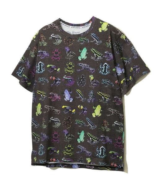 go slow caravan（ゴースローキャラバン）の「総柄図鑑TEE（Tシャツ/カットソー・メンズ・グリーン/ホワイト系その他/イエロー/ミント/ブラック/ベージュ系その他・MEDIUM/X-LARGE/LARGE）」の20枚目の写真