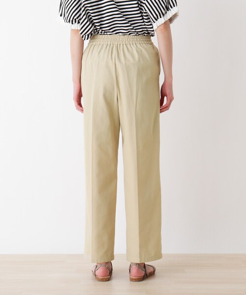 SHOO・LA・RUE(シューラルー)の「◆麻みえツイルイージーパンツ(その他パンツ・レディース・チャコールグレー/ベージュ・02/03)」の5枚目の写真