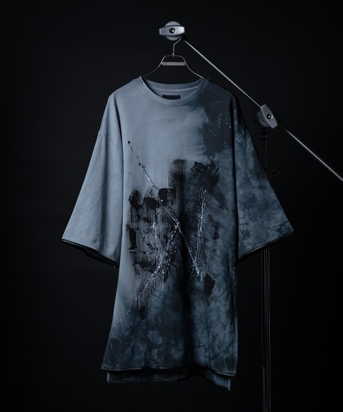 CASPER JOHN（キャスパージョン）の「沈み×Casper John Hand Dye Super Big T-shirts（Tシャツ/カットソー・メンズ・ホワイト/ブラック/オフホワイト/ホワイト系その他/ブラック系その他/ホワイト系その他2/ホワイト系その他3/ホワイト系その他4/ブラック系その他2/ブラック系その他3・FREE）」の3枚目の写真