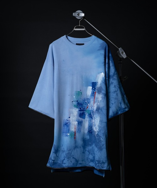 CASPER JOHN（キャスパージョン）の「沈み×Casper John Hand Dye Super Big T-shirts（Tシャツ/カットソー・メンズ・ホワイト/ブラック/オフホワイト/ホワイト系その他/ブラック系その他/ホワイト系その他2/ホワイト系その他3/ホワイト系その他4/ブラック系その他2/ブラック系その他3・FREE）」の5枚目の写真