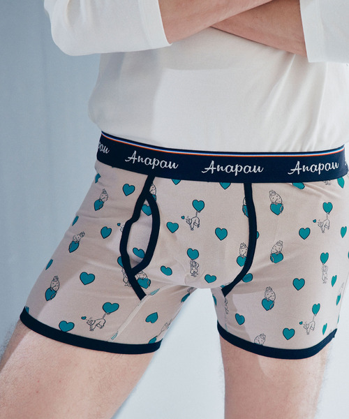 anapau(アナパウ)の「<anapau/アナパウ> ボクサーパンツ(ボクサーパンツ・メンズ・マスタード/ミント/ベージュ/オフホワイト/イエロー/アッシュブラウン/モスグリーン/ライトグレー/ライトブルー/イエロー系その他/コーラルピンク/ラベンダー/オートミール/ターコイズブルー/レッド/ダークブラウン/クリーム/エメラルド/イエロー系その他2/ダークネイビー/ライトベージュ/バーガンディー/ネイビー/ブルー系その他/ホワイト系その他/アッシュ/ブルー系その他2/ブルー系その他3/グリーン/イエロー系その他3/オレンジ/ブルー系その他4/グレー系その他/イエロー系その他4/チャコール/ピンク/イエロー系その他5/アイボリー/レッド系その他・L/M)」の6枚目の写真