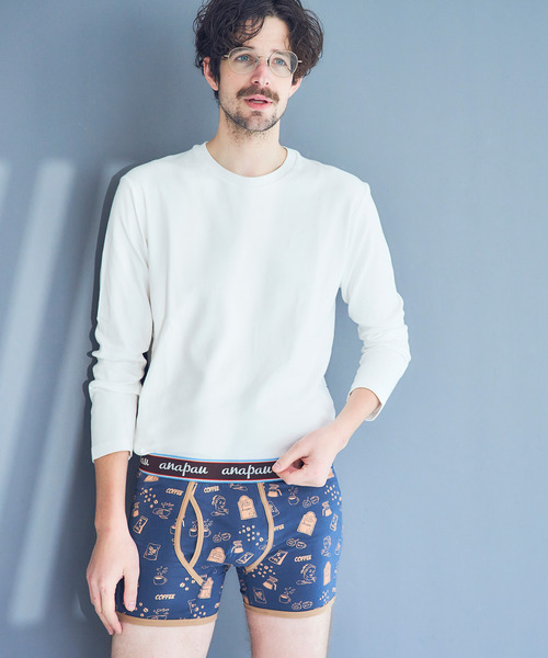 anapau(アナパウ)の「<anapau/アナパウ> ボクサーパンツ(ボクサーパンツ・メンズ・マスタード/ミント/ベージュ/オフホワイト/イエロー/アッシュブラウン/モスグリーン/ライトグレー/ライトブルー/イエロー系その他/コーラルピンク/ラベンダー/オートミール/ターコイズブルー/レッド/ダークブラウン/クリーム/エメラルド/イエロー系その他2/ダークネイビー/ライトベージュ/バーガンディー/ネイビー/ブルー系その他/ホワイト系その他/アッシュ/ブルー系その他2/ブルー系その他3/グリーン/イエロー系その他3/オレンジ/ブルー系その他4/グレー系その他/イエロー系その他4/チャコール/ピンク/イエロー系その他5/アイボリー/レッド系その他・L/M)」の22枚目の写真