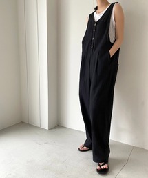 RED CHOP WORKS リネン100% キャミサロペット　麻 57924630b_8_d_215.jpg