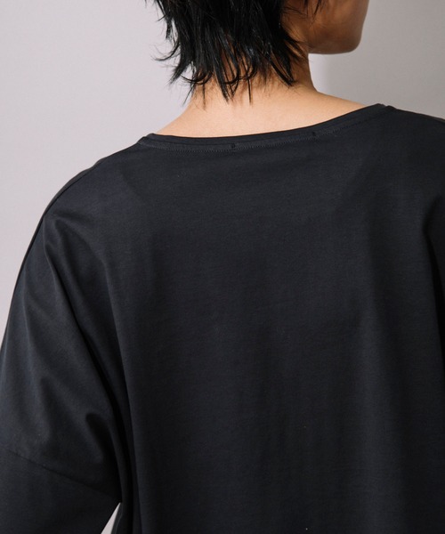 Munich（ミューニック）の「70/2コンパクトクールジャージー　ワイドTシャツ（Tシャツ/カットソー・レディース・ホワイト/ダークグリーン/カーキ/ダークグレー/モカ・FREE）」の20枚目の写真