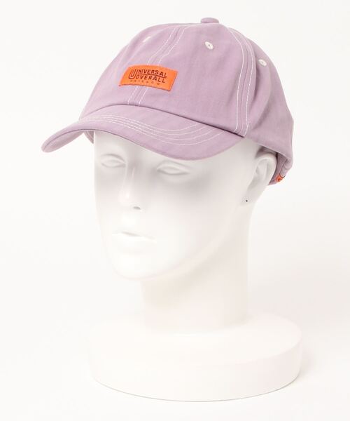 UNIVERSAL OVERALL（ユニバーサルオーバーオール）の「【UNIVERSAL OVERALL】ヘリンボーンローキャップ（キャップ・レディース・パープル系その他/キナリ・FREE）」の11枚目の写真