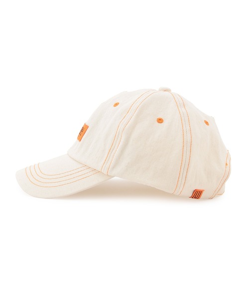 UNIVERSAL OVERALL（ユニバーサルオーバーオール）の「【UNIVERSAL OVERALL】ヘリンボーンローキャップ（キャップ・レディース・パープル系その他/キナリ・FREE）」の4枚目の写真