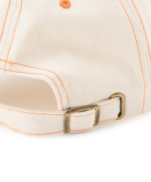 UNIVERSAL OVERALL（ユニバーサルオーバーオール）の「【UNIVERSAL OVERALL】ヘリンボーンローキャップ（キャップ・レディース・パープル系その他/キナリ・FREE）」の3枚目の写真