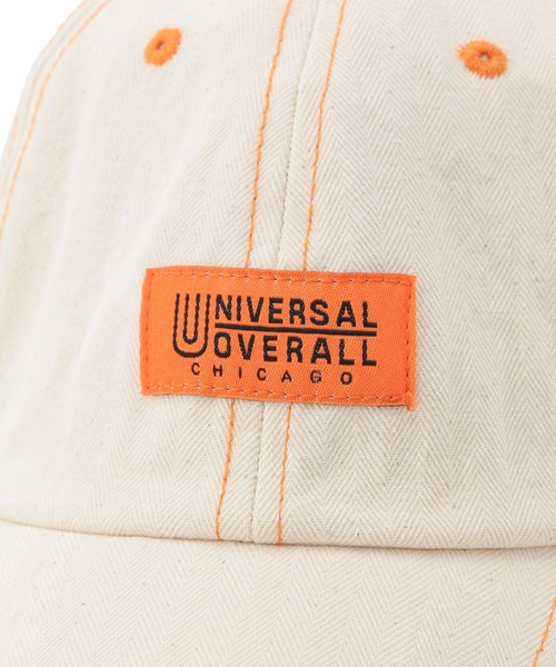 UNIVERSAL OVERALL（ユニバーサルオーバーオール）の「【UNIVERSAL OVERALL】ヘリンボーンローキャップ（キャップ・レディース・パープル系その他/キナリ・FREE）」の8枚目の写真