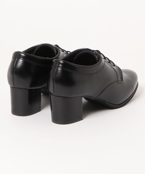 SUNNY ROOM（サニールーム）の「【メンズライク】レースアップチャンキーヒールマニッシュシューズ　347（ドレスシューズ・レディース・ブラック系その他/ブラック・LL/M/L/S）」の4枚目の写真