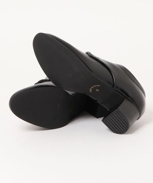 SUNNY ROOM（サニールーム）の「【メンズライク】レースアップチャンキーヒールマニッシュシューズ　347（ドレスシューズ・レディース・ブラック系その他/ブラック・LL/M/L/S）」の3枚目の写真