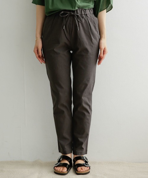 URBAN RESEARCH DOORS（アーバンリサーチドアーズ）の「ストレッチイージーパンツ（その他パンツ・レディース・ライトグレー/チャコールグレー・38/36）」の21枚目の写真