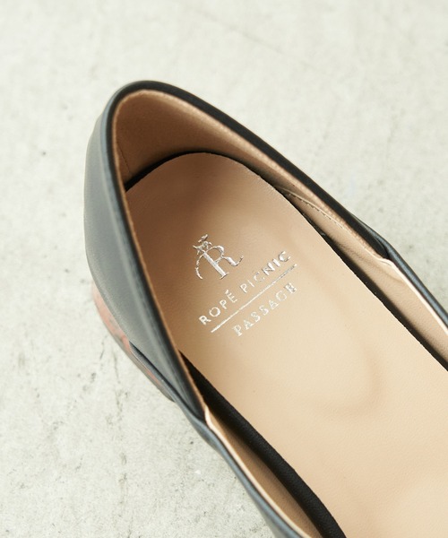 ROPE' PICNIC(ロペピクニック)の「センターシーム甲深バブーシュ(その他シューズ・レディース・ブラック/キナリ/ブラウン/グリーン系その他・23.0cm/23.5cm/24.0cm/24.5cm/25.0cm)」の10枚目の写真