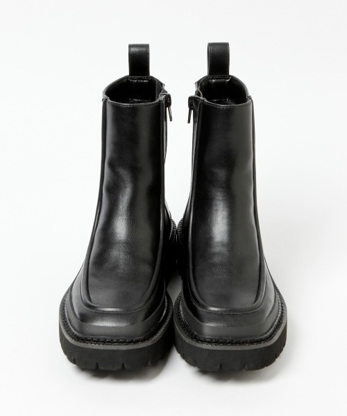 LOWRYS FARM（ローリーズファーム）の「モカブーツ　959224（ブーツ・レディース・ダークブラウン/ブラック・LARGE/MEDIUM）」の5枚目の写真