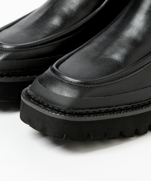 LOWRYS FARM（ローリーズファーム）の「モカブーツ　959224（ブーツ・レディース・ダークブラウン/ブラック・LARGE/MEDIUM）」の10枚目の写真