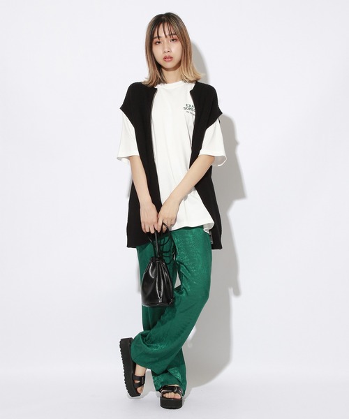 PBLIM（ページボーイリム）の「【PAGEBOYLIM】ジップアップベスト（ベスト・レディース・ブラック/ブルー/オレンジ・MEDIUM/LARGE）」の10枚目の写真