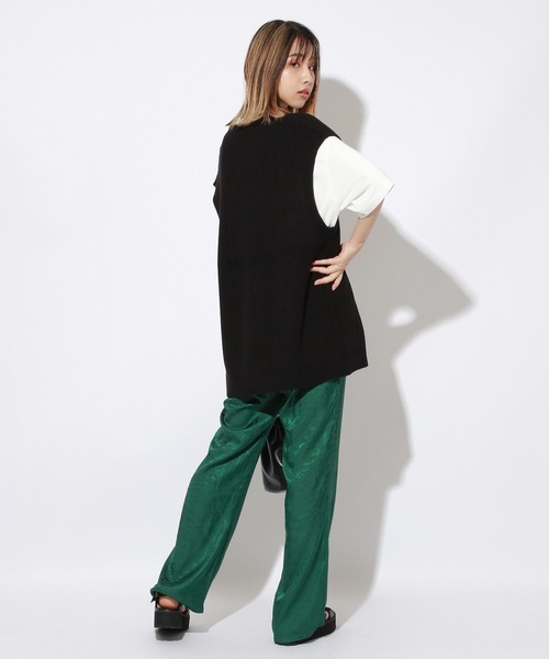 PBLIM（ページボーイリム）の「【PAGEBOYLIM】ジップアップベスト（ベスト・レディース・ブラック/ブルー/オレンジ・MEDIUM/LARGE）」の11枚目の写真