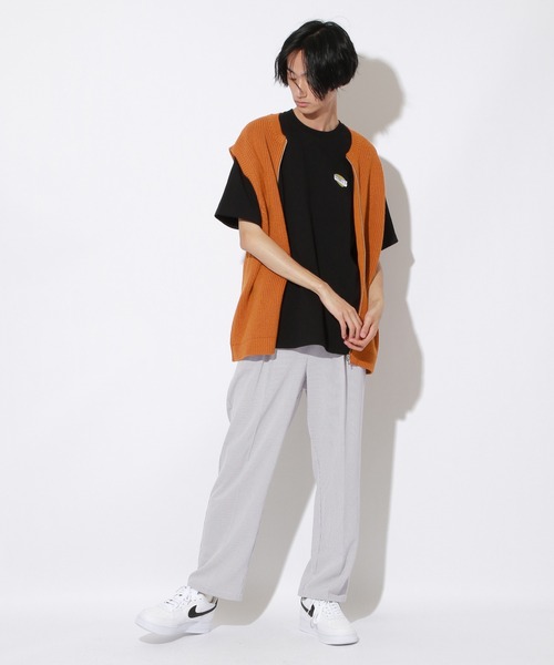 PBLIM（ページボーイリム）の「【PAGEBOYLIM】ジップアップベスト（ベスト・レディース・ブラック/ブルー/オレンジ・MEDIUM/LARGE）」の21枚目の写真