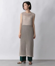 LOWRYS FARM | メッシュニットワンピースＮＳ　957750(ワンピース)