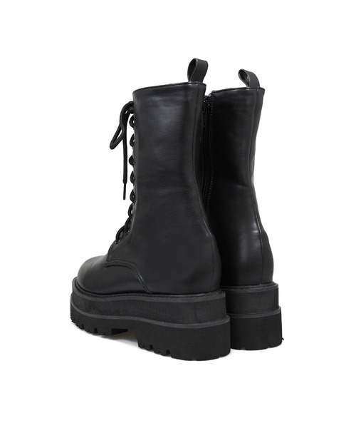 NOFALL（ノーフォール）の「トラックソールレースアップミドルブーツ（ブーツ・レディース・ホワイト/ブラック・LL/3L/S/M/L）」の9枚目の写真