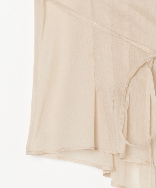 Verybrain（ベリーブレイン）の「very brain/VB-146 ﾀﾞﾌﾞﾙｶﾗｰBL（シャツ/ブラウス・レディース・ベージュ/ホワイト・M）」の18枚目の写真