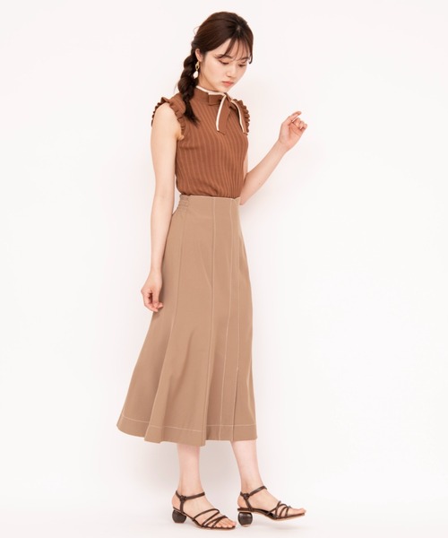 WILLSELECTION(ウィルセレクション)の「配色リボンネックニット(ニット/セーター・レディース・ボルドー/ブラウン/ブラック系その他・MEDIUM)」の16枚目の写真