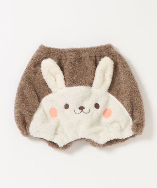 パンツ zoo 子供服 パンツ ウサギ おしりポケット らくちん テーパード 10分