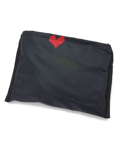 BOHEMIANS（ボヘミアンズ）の「BOHEMIANS/ボヘミアンズ　GARDEN SQ SUPER MARKET BAG　ガーデンスクイズスーパーマーケットバッグ BB-229（トートバッグ・レディース・ブラック・FREE）」の4枚目の写真