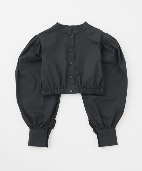 WHO'S WHO gallery(フーズフーギャラリー)の「ミニボリュームロングスリーブブラウス(シャツ/ブラウス・レディース・オフホワイト/ブラック/ブラウン・FREE)」の12枚目の写真