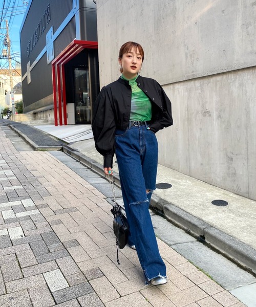 WHO'S WHO gallery(フーズフーギャラリー)の「ミニボリュームロングスリーブブラウス(シャツ/ブラウス・レディース・オフホワイト/ブラック/ブラウン・FREE)」の10枚目の写真