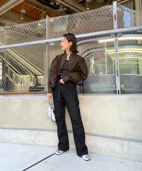 WHO'S WHO gallery(フーズフーギャラリー)の「ミニボリュームロングスリーブブラウス(シャツ/ブラウス・レディース・オフホワイト/ブラック/ブラウン・FREE)」の11枚目の写真