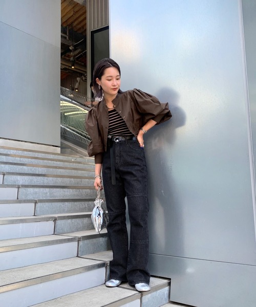 WHO'S WHO gallery(フーズフーギャラリー)の「ミニボリュームロングスリーブブラウス(シャツ/ブラウス・レディース・オフホワイト/ブラック/ブラウン・FREE)」の16枚目の写真