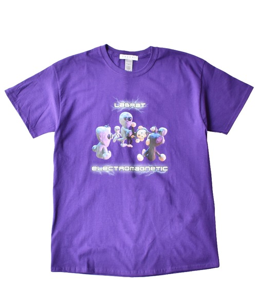 LABRAT(ラブラット)の「Nick Atkins×LABRAT "Alien" Tee(Tシャツ/カットソー・メンズ・ホワイト/ブラック/パープル・LARGE/X-LARGE)」の1枚目の写真