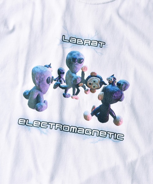 LABRAT(ラブラット)の「Nick Atkins×LABRAT "Alien" Tee(Tシャツ/カットソー・メンズ・ホワイト/ブラック/パープル・LARGE/X-LARGE)」の8枚目の写真
