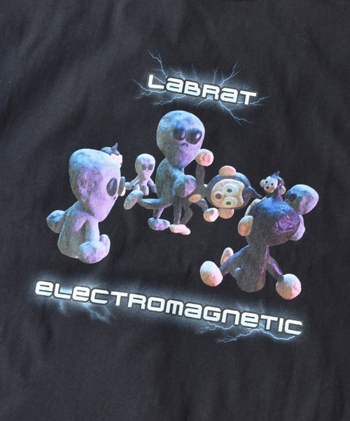 LABRAT(ラブラット)の「Nick Atkins×LABRAT "Alien" Tee(Tシャツ/カットソー・メンズ・ホワイト/ブラック/パープル・LARGE/X-LARGE)」の6枚目の写真