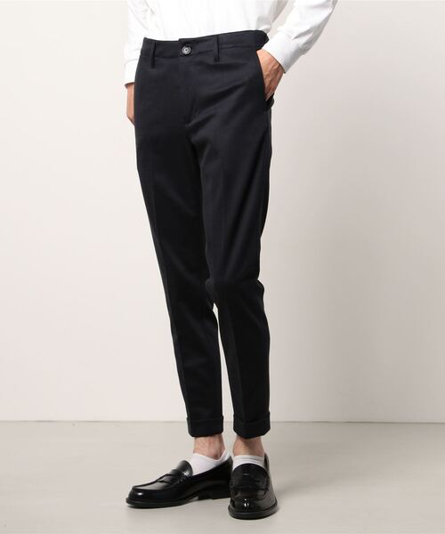 1 piu 1 uguale 3(ウノピゥウノウグァーレトレ)の「RIB SLACKS(スラックス・メンズ・ベージュ/ネイビー・Ⅶ/Ⅳ)」の2枚目の写真