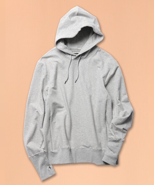 BASECONTROL（ベースコントロール）の「◆【S～3Lサイズ展開】多機能裏毛 プルオーバーパーカー（パーカー・メンズ・ブラック/ネイビー/グレー・01/02/03/04/05）」の3枚目の写真