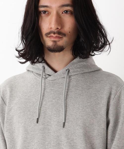 BASECONTROL（ベースコントロール）の「◆【S～3Lサイズ展開】多機能裏毛 プルオーバーパーカー（パーカー・メンズ・ブラック/ネイビー/グレー・01/02/03/04/05）」の12枚目の写真