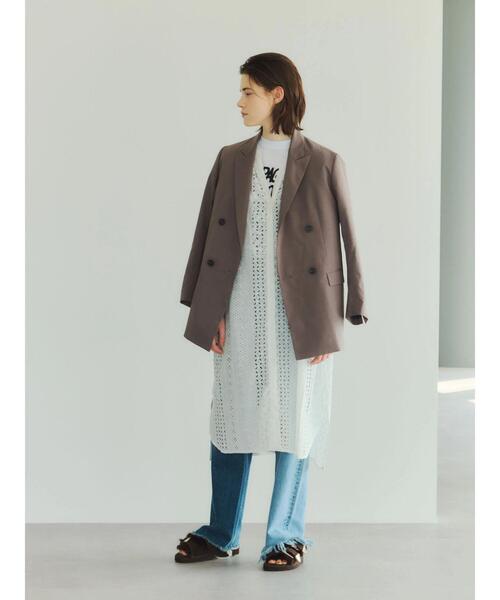 GARAGE OF GOOD CLOTHING（ガレージオブグッドクロージング）の「ダブルジャケット＊（ブルゾン・レディース・グレー・FREE）」の6枚目の写真