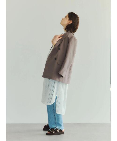 GARAGE OF GOOD CLOTHING（ガレージオブグッドクロージング）の「ダブルジャケット＊（ブルゾン・レディース・グレー・FREE）」の8枚目の写真