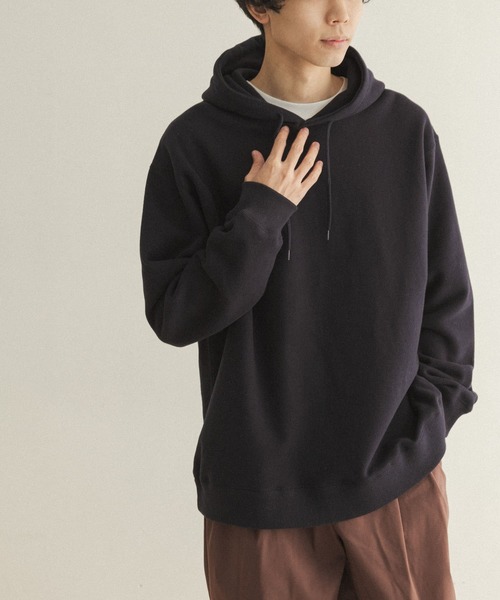 FORK&SPOON（フォークアンドスプーン）の「FORK&SPOON　ミーナフーディースウェット（パーカー・メンズ・ネイビー/ホワイト系その他/グリーン系その他・4/5）」の3枚目の写真